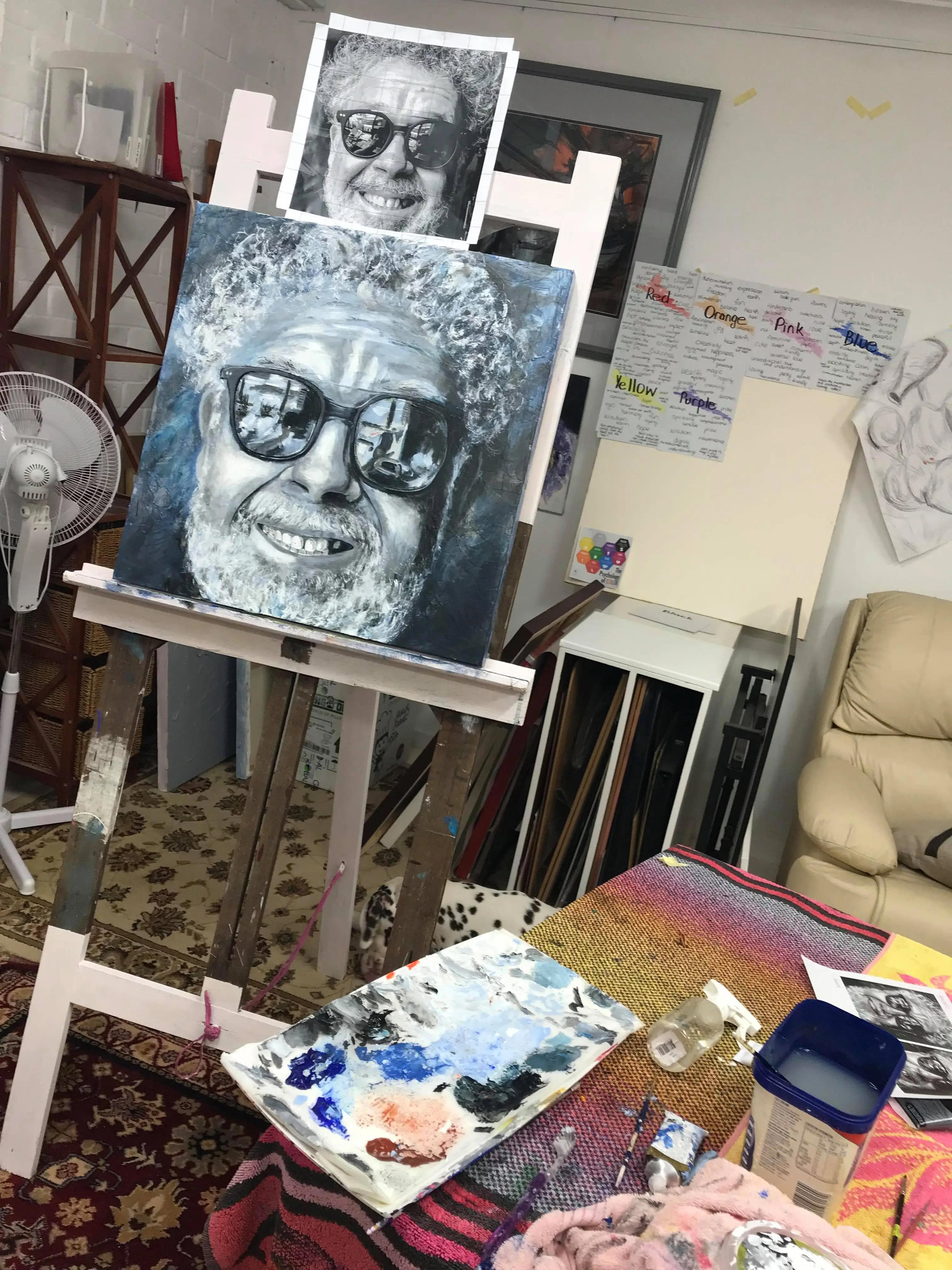 Al on Easel no 1
